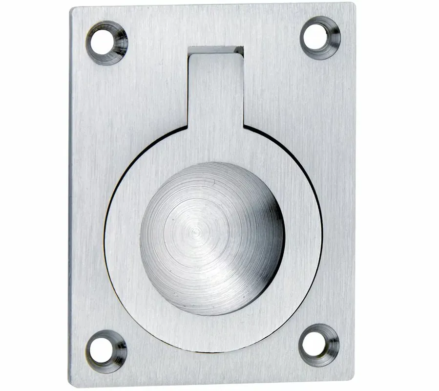 Luikring rechthoekig 50×38 mm mat chroom Dagaanbieding