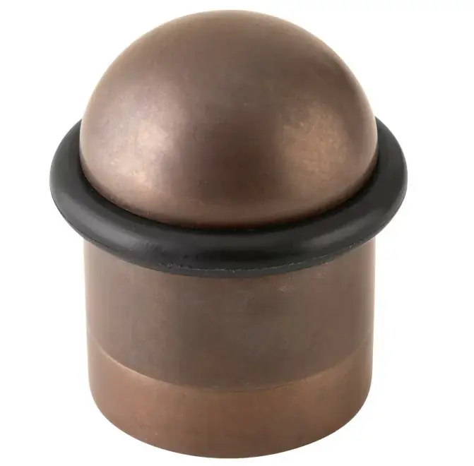 Hete Deal Deurstopper rond Ø32mm messing antiek brons