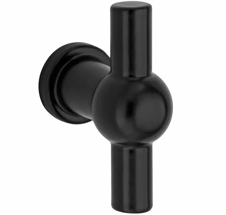 Meubelknop Chemin de Fer 47x9mm mat zwart Koop Vandaag