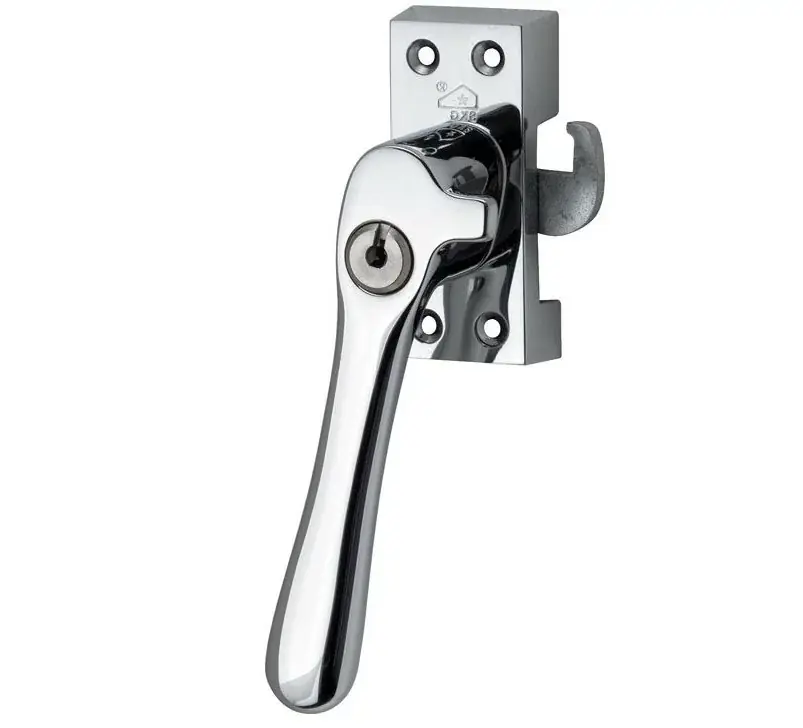 Dagaanbieding SKG Raamsluiting Met sluitplaat links Linea glans chroom