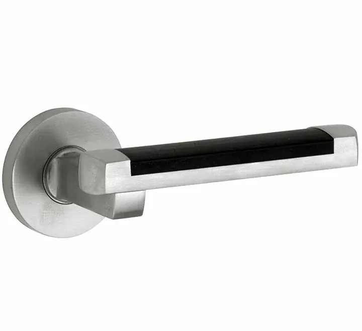 Op = Op Deurklink op geveerd rozet Dual/Vivo mat nikkel ongelakt