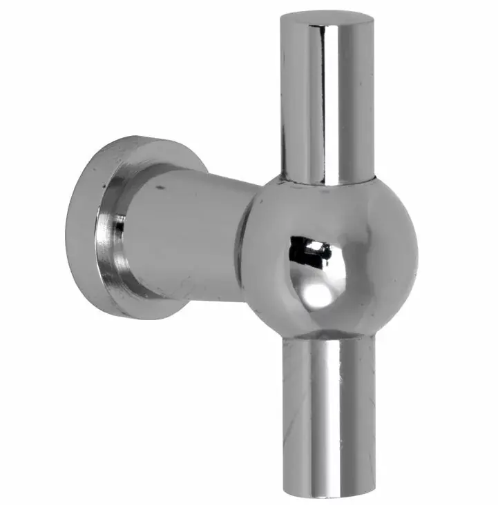 Meubelknop Chemin de Fer 47x9mm glans nikkel Bestseller