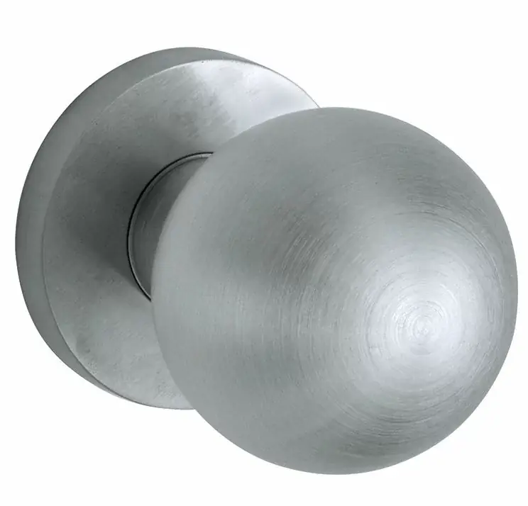 Meest Verkocht Knopkruk op geveerd rozet Kogel 50mm/Vivo mat chroom