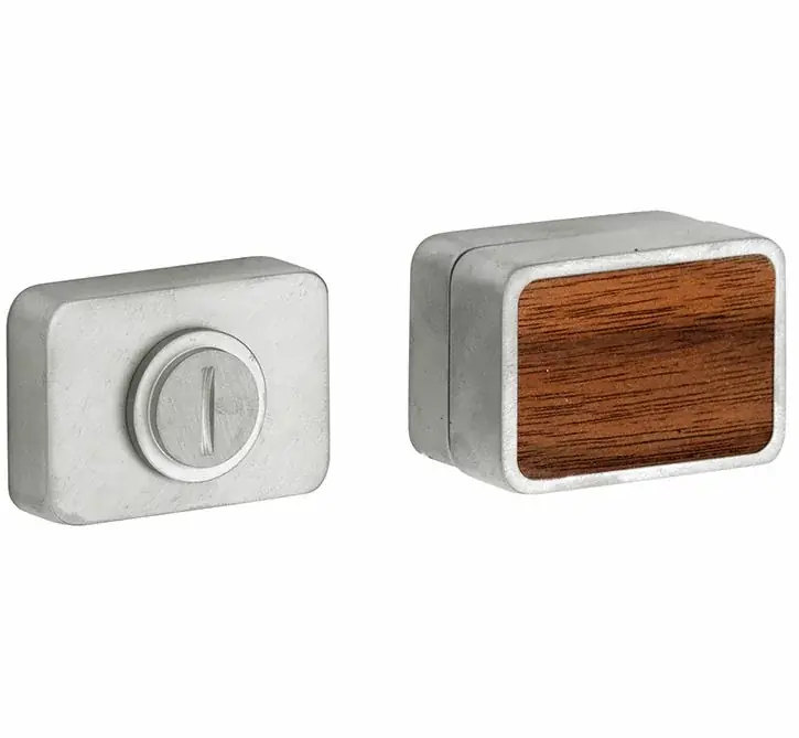 Alleen Vandaag WC-Sluiting 5-8 mm Maximal mat nikkel ongelakt/walnoot