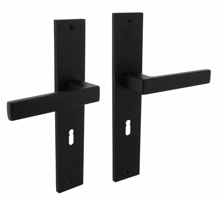 Intersteel deurklink Hera op langschild SL56 mat zwart Bestseller