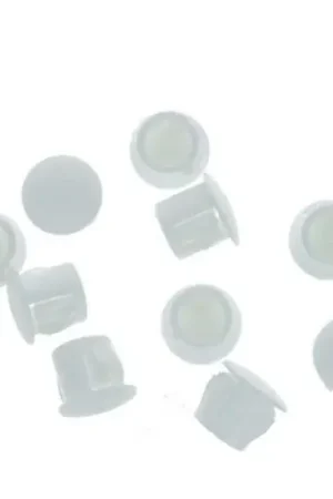 Superprijs 10 Afdekkapjes voor deurkozijnen 9,5 X 11,9 wit