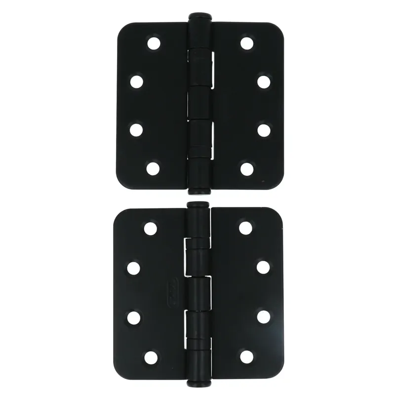 Kogellagerscharnier 89×89 mm ronde hoek zwart Aanbieding