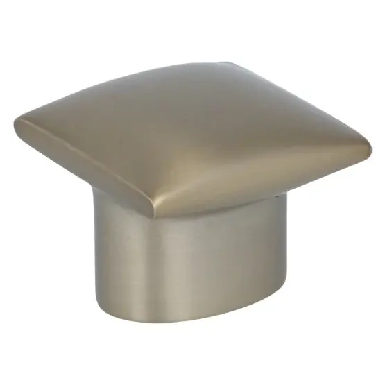 Knop kussentje 30×30 mm licht brons Favoriet