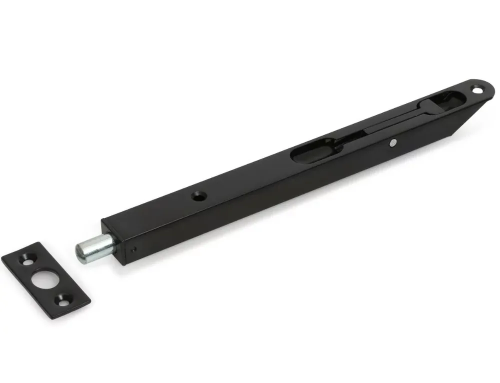 DX Bascule kantschuif afgeschuind rond 160x17mm staal zwart Gecertificeerd