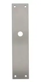 Hoge Kwaliteit Intersteel renovatie schild rechthoekig 250 x 55 mm blind rvs