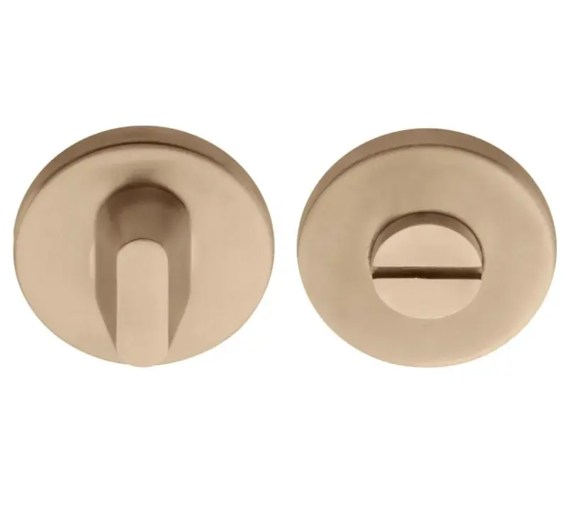 Merkproduct WC-Sluiting 8 mm rond verdekt blind PVD licht brons