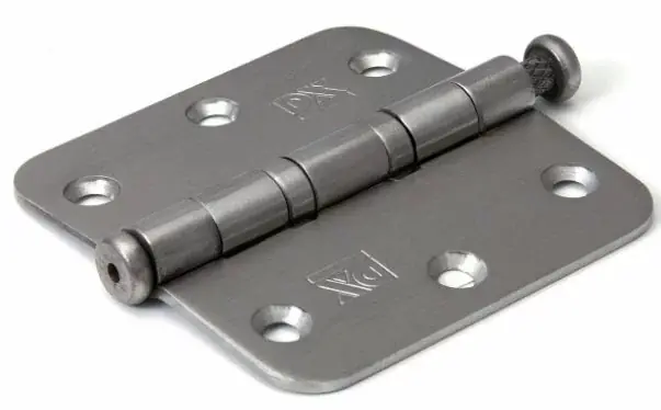 Direct Verzonden DX Kogellagerscharnier 76×76 mm ronde hoek rvs