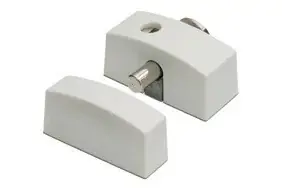Beperkt Aanbod DX Oplegslot smal met cilinderslot wit SKG1®