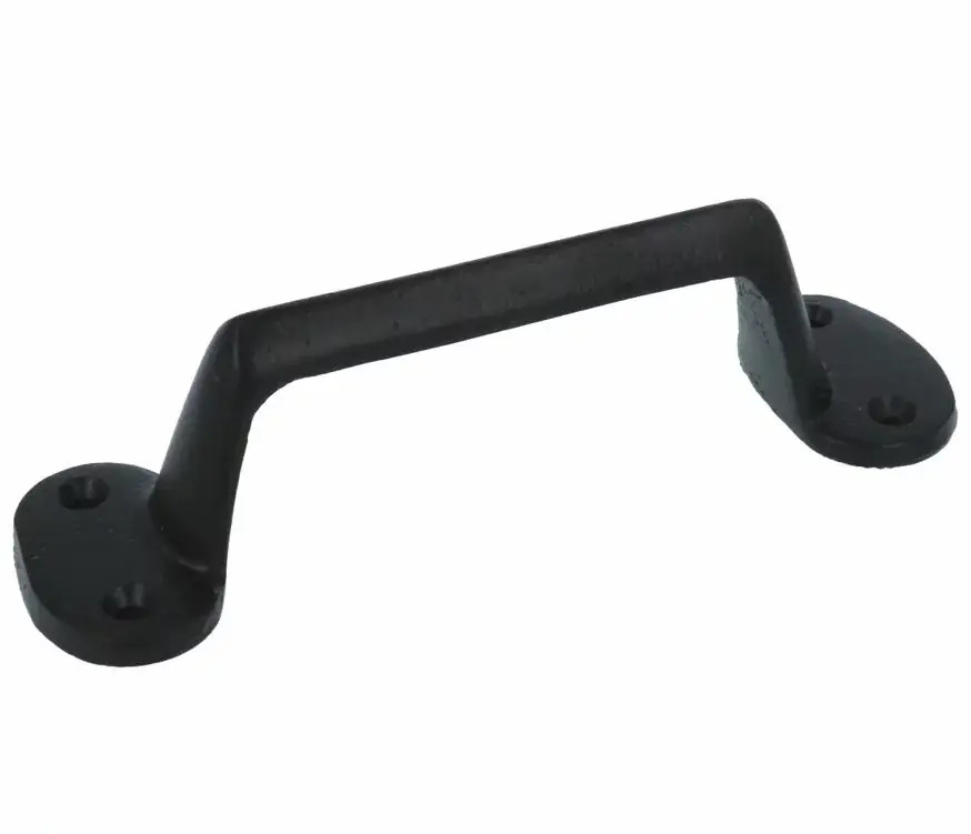 Greep/handvat ijzer zwart 162 x 47 mm Exclusieve Aanbieding