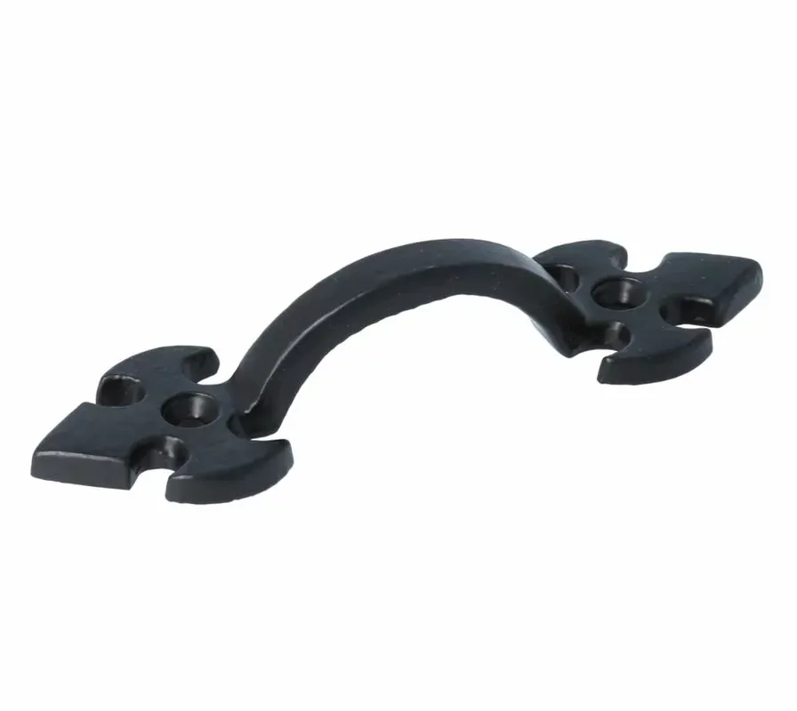 Koopje Booggreepje Bewerkt 106 mm IJzer zwart