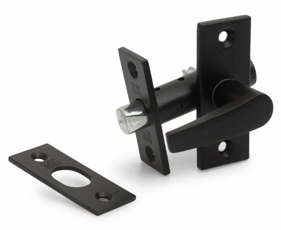 Snelle Levering DX Insteekgrendel met sluitplaat 70/50 zwart