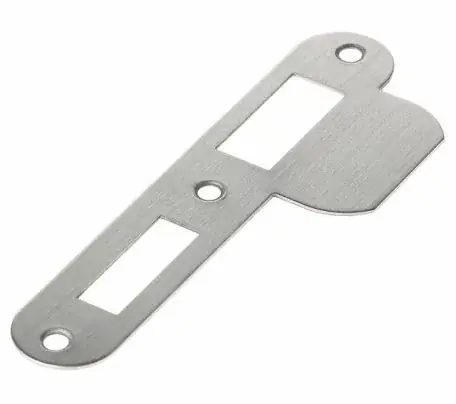 Speciale Aanbieding Intersteel Sluitplaat voor dag- en nachtschoot tbv woningbouwsloten, afgerond met korte lip rvs