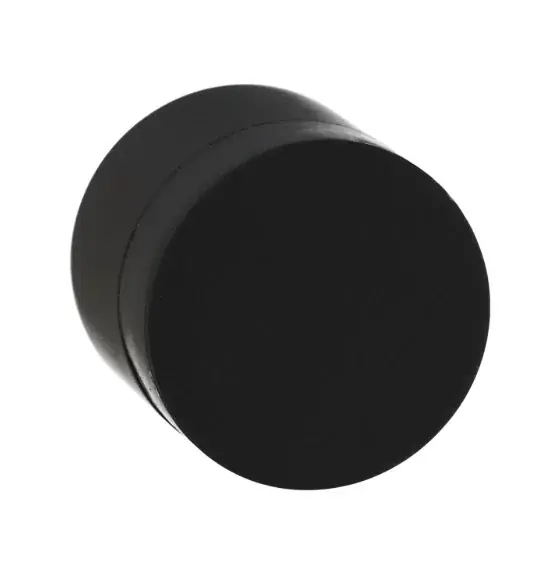 Deurstop wandmontage ø30x26mm PVD zwart Voordeelprijs