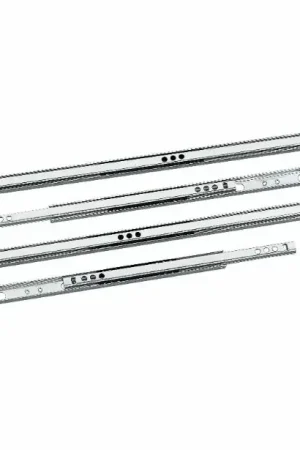 Koop Vandaag AMIG paar ladegeleiders gedeeltelijk uittrekbaar 214×17 mm staal verzinkt