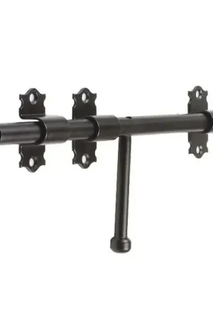 AMIG Deurgrendel mat zwart 300 x Ø15 mm Hete Deal