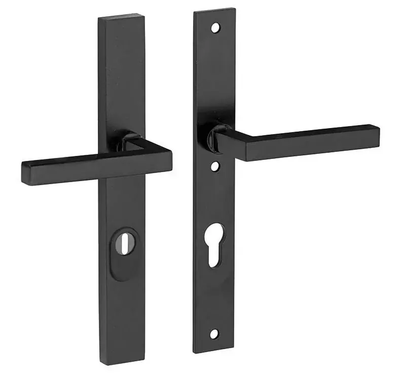 SKG3 PC72 kruk/kruk op smalschild Kare/Bauhaus rechts + kerntrekbeveiliging mat zwart Goedkoop