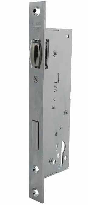 Tijdelijk Beschikbaar P+E Tonrol dag- en nachtslot PC78 doornmaat 35mm met gegalvaniseerde voorplaat 220x22mm