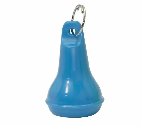 Hotelbal plastic lichtblauw 2 stuks Populair