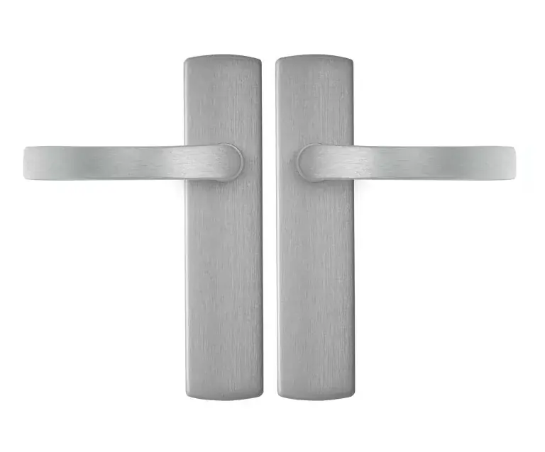 Op = Op AXA curve klik schild blind met deurklink blok aluminium F1