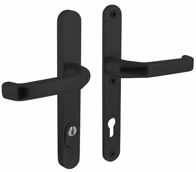 Intersteel Veiligheid Smalschilden PC92 geveerd kruk/kruk met kerntrek beveiliging SKG3 aluminium zwart Op = Op