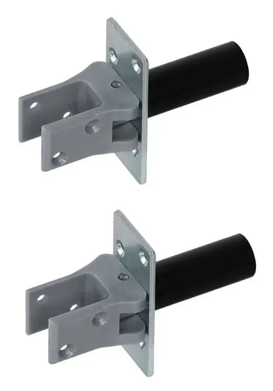 Gratis Retour Deurveerscharnier HAWGOOD 4000-E kunststof grijs 19-24 mm