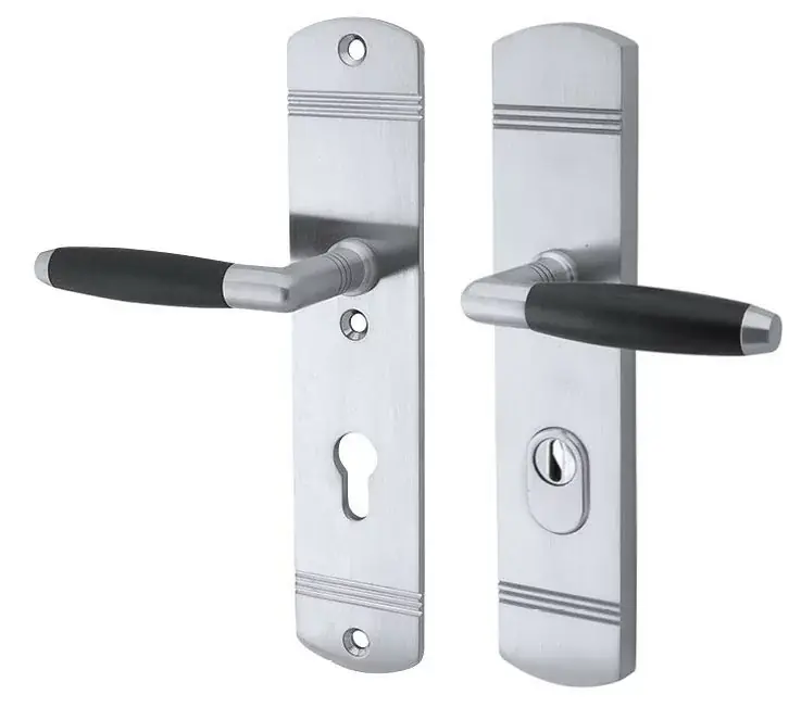 SKG3 PC72 kruk/kruk op schild Ton links + kerntrekbeveiliging mat chroom Koop Vandaag