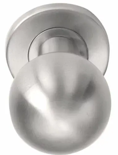 Starx Voordeurknop Vast Rond 52 mm rvs Hoge Kwaliteit