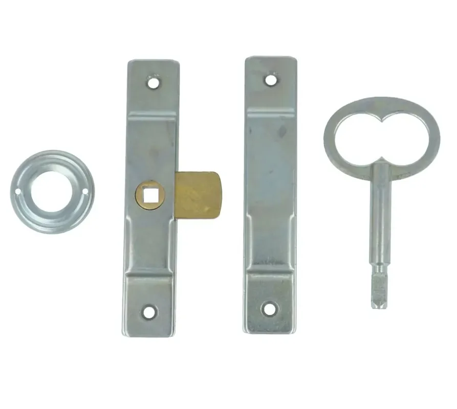 Complete set haakslot opbouwbevestiging verzinkt Shop Nu