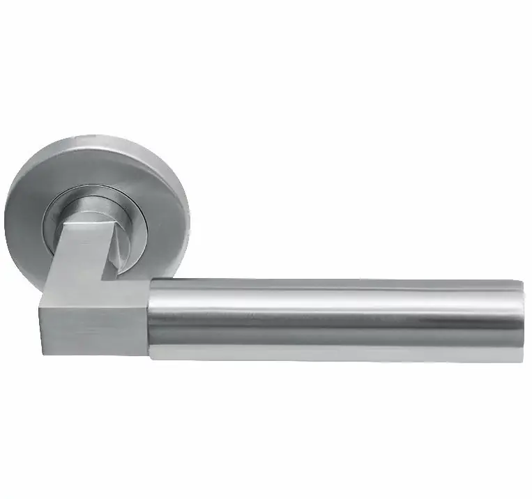 Betaalbaar Deurklink Bauhaus massief rvs
