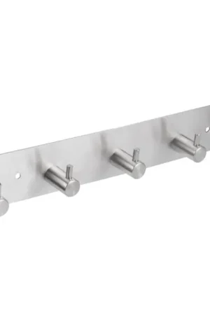 Speciale Aanbieding Differnz kapstok 5 haken knophaak rvs mat chroom