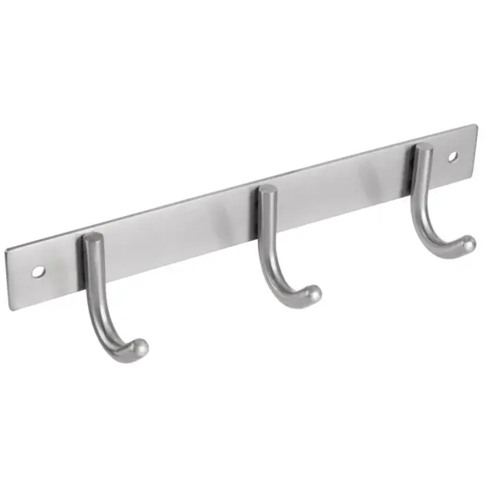 Must-Have Differnz kapstok 3 haken beugel rvs mat chroom
