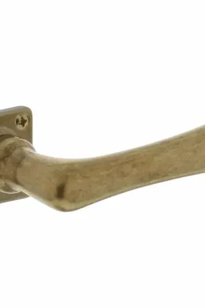 Alleen Vandaag Intersteel deurklink Trento met rozet 38x38x7mm messing getrommeld