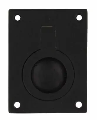 Intersteel Luikring recht 41mm x 31mm zwart Korting