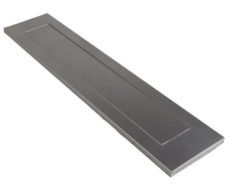 Express Levering Ami briefplaat binnendraaiend met veer aluminium geanodiseerd F1