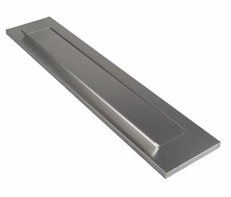 Dagaanbieding Ami briefplaat buitendraaiend met veer aluminium geanodiseerd F1