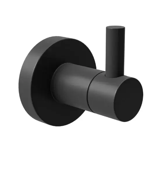 Badkamerhaak 46x55x52 mm rvs zwart Direct Beschikbaar
