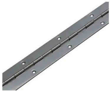 DX Pianoscharnier rvs gepolijst 480×32 mm Must-Have