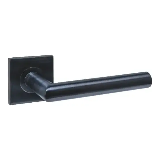Intersteel deurklink Q 04 op rozet verdekt 53x53x6mm PVD zwart Koop Online
