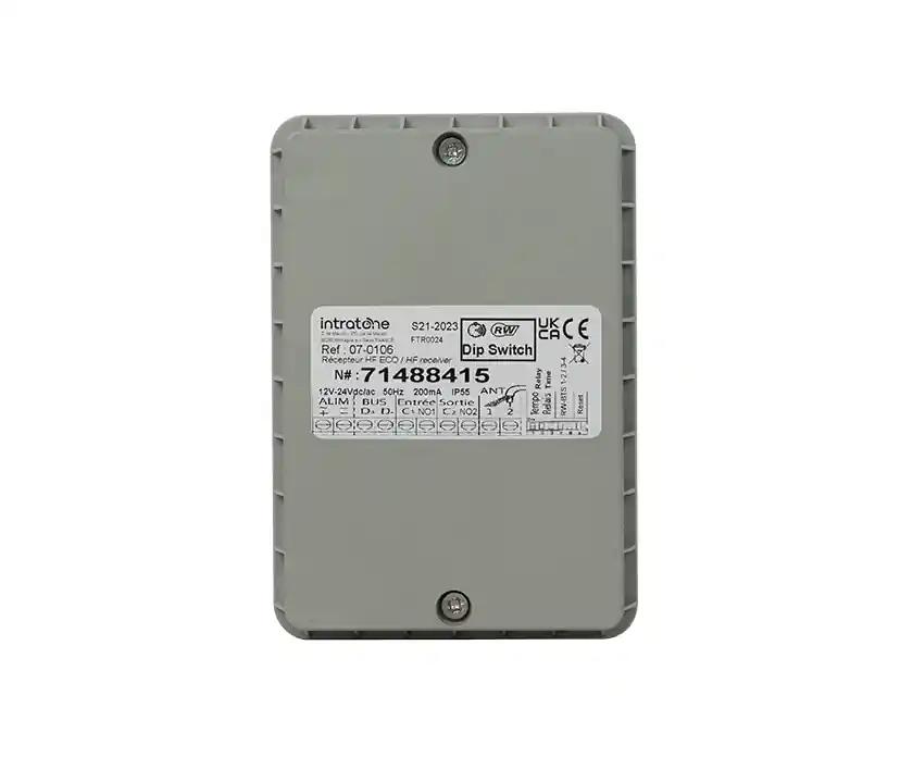 RF ontvanger INTRATONE ECO 868 Mhz. met ingb. antenne IP67 Lage Kosten