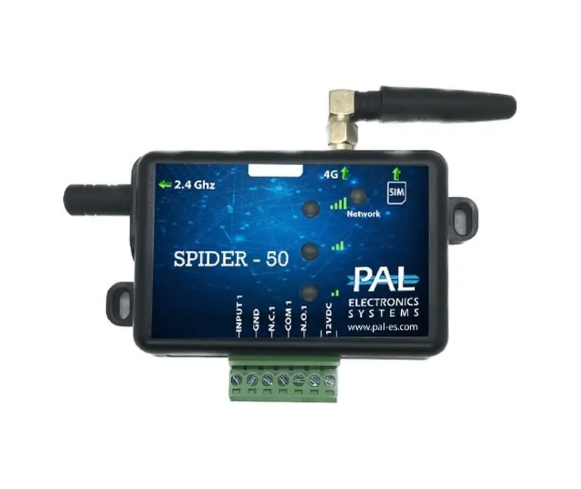 GSM module PAL SPIDER BLUETOOTH, 1x output / 1x input, 50 gebruikers Laatste Kans