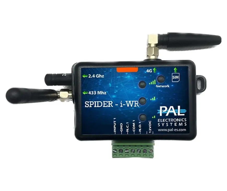 GSM module PAL SPIDER BLUETOOTH met ontvanger, 1x output / 1x input Laatste Versie