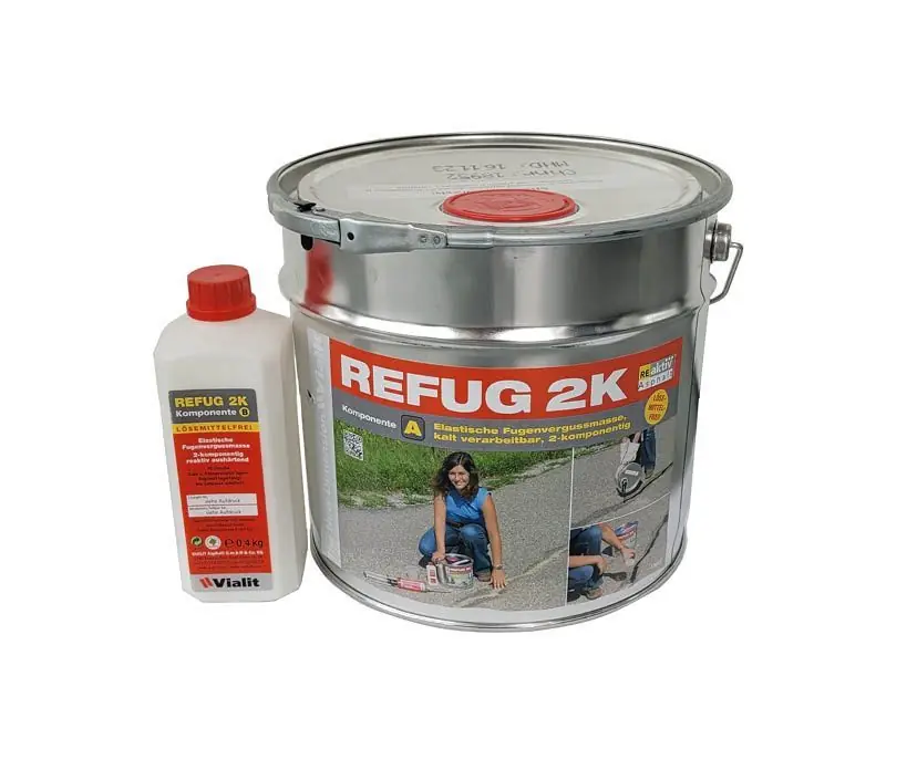 Flitsaanbieding REFUG 2K+ verharder, blik 5 kg voorzien van schenkdop