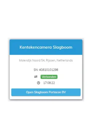 Direct Beschikbaar Bediening via PAL dashboard (prijs per jaar) / max. 2 modules