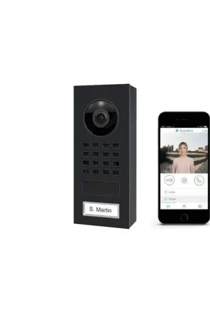 Beperkt Aanbod DoorBird IP videofoonset D1101V opbouw GRAFIET ZWART RVS