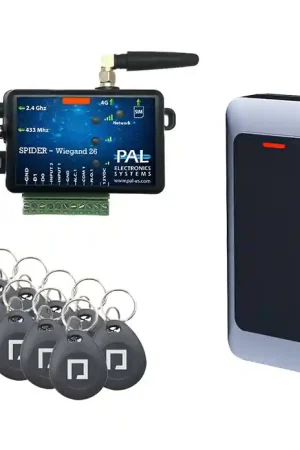 Voordeelprijs Kit PAL met proximitylezer en 10 badges